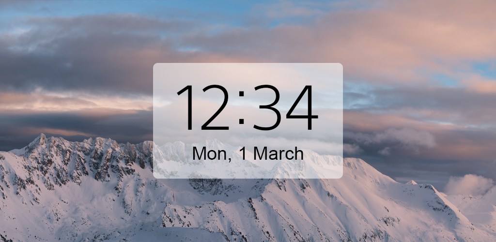 صورة Digital Clock & Weather Widget