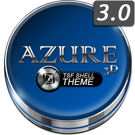 TSF Shell Launcher Theme Azure with icon pack