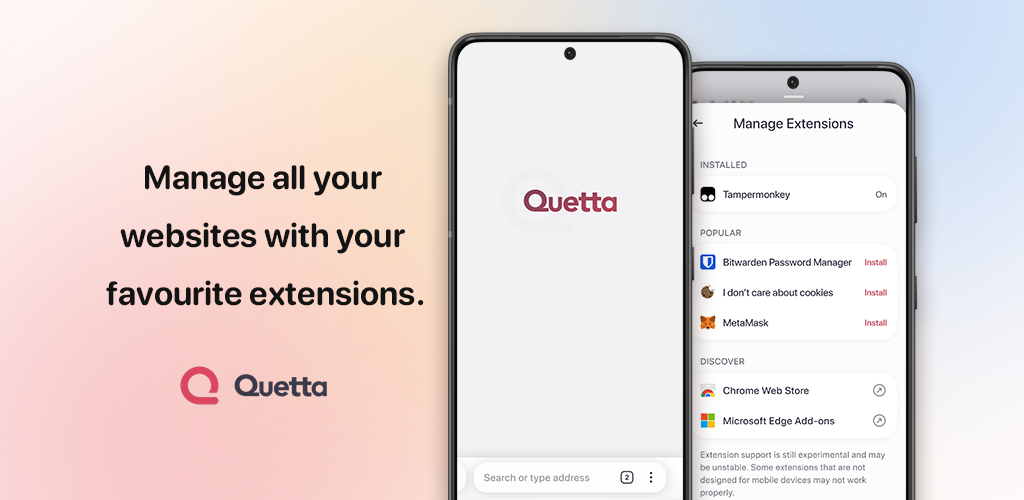 صورة Quetta: إضافات & متصفح & فيديو