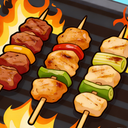 Skewer Sort: Food Master