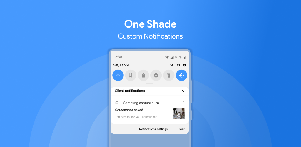 صورة One Shade - الإخطارات المخصصة