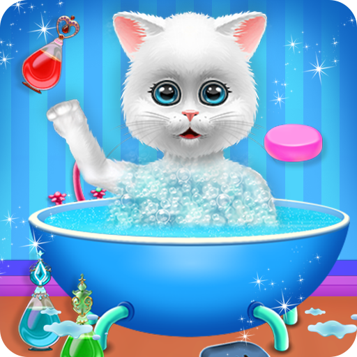 Cute Kitty Cat Care - Pet Daycare Activities Game