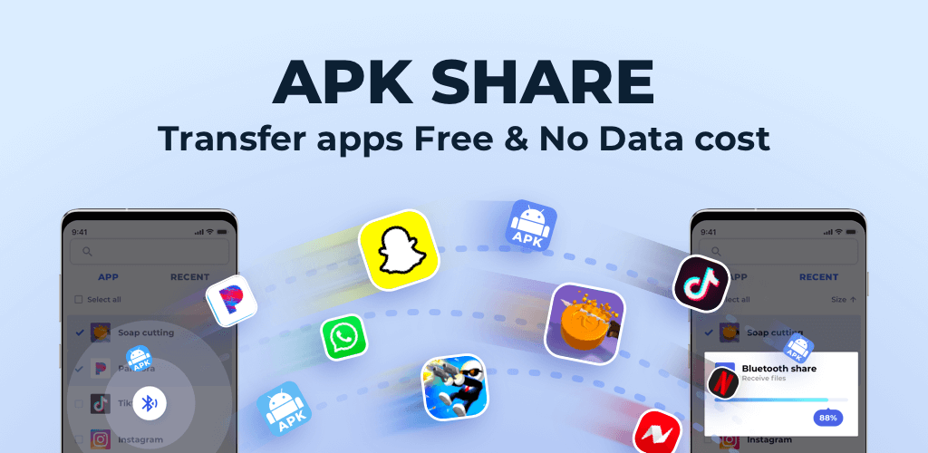 صورة حصة التطبيق - مرسل التطبيقات