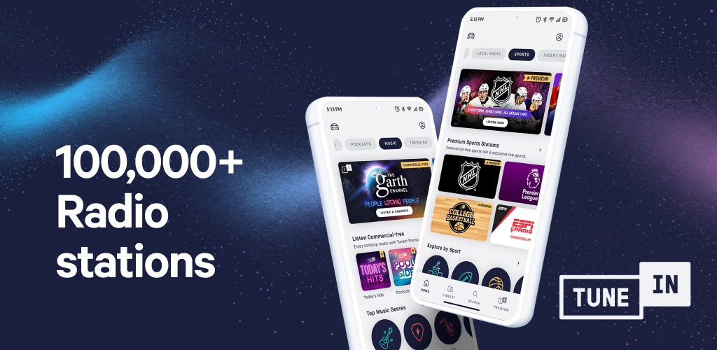 صورة TuneIn: Stream NFL Radio, Music, Sports & Podcasts