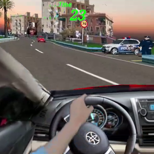 سباق المرور: الانجراف والشرطة