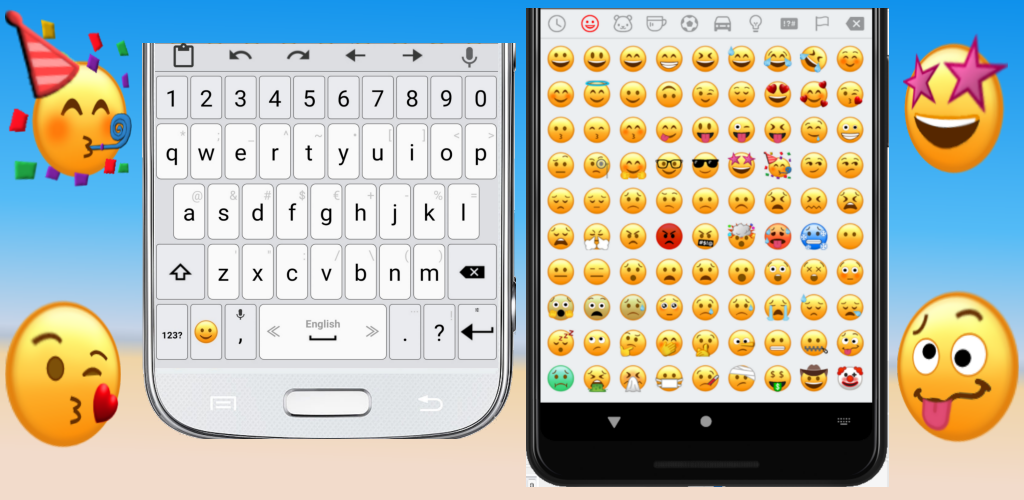 صورة لوحة المفاتيح رموز تعبيرية