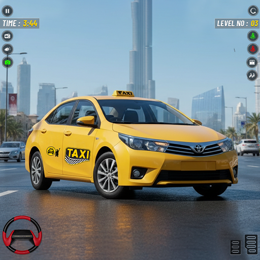Taxi Car Game Driving Sim 3D