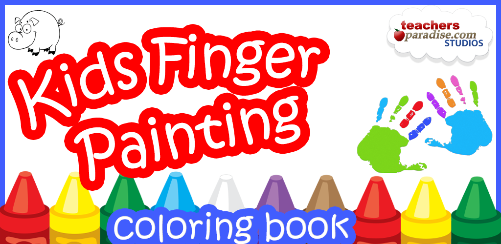 صورة Kids Finger Painting Coloring