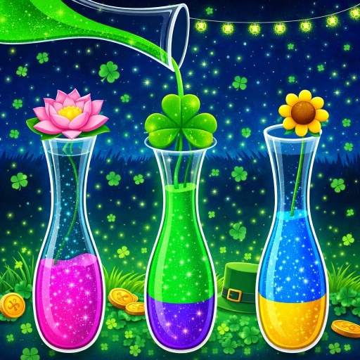 فرز الماء! منطق الألوان