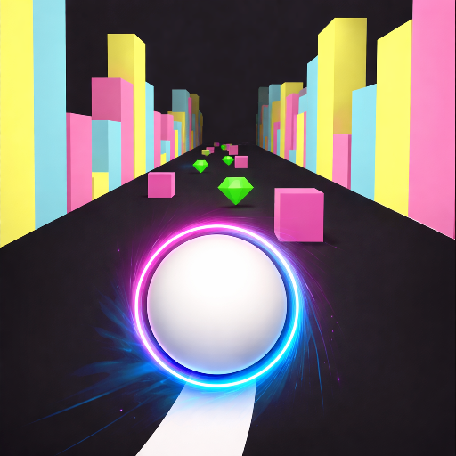 3D Ball Catch Up - Racing Ball