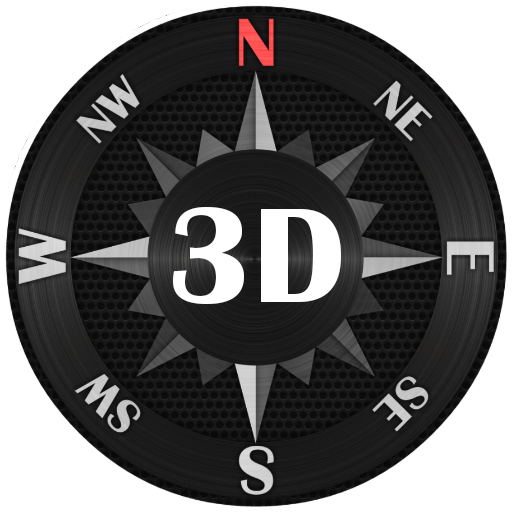 3D الصلب البوصلة