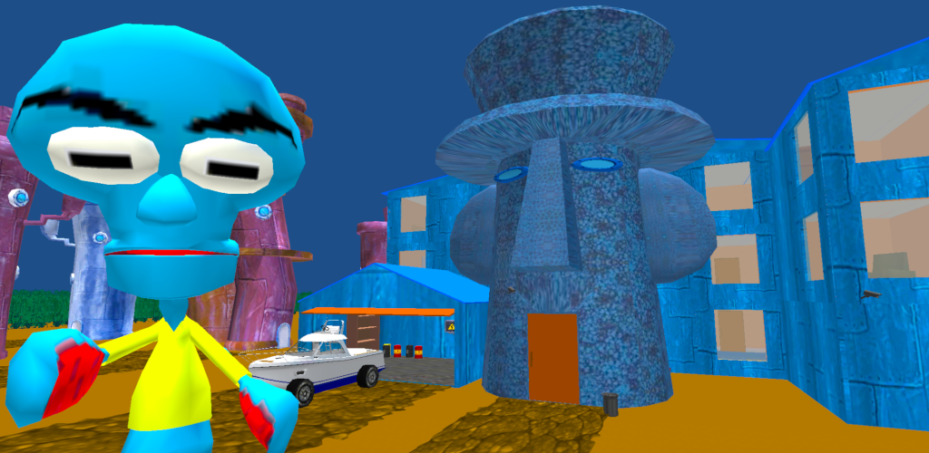 صورة Squid Neighbor. Sponge Escape