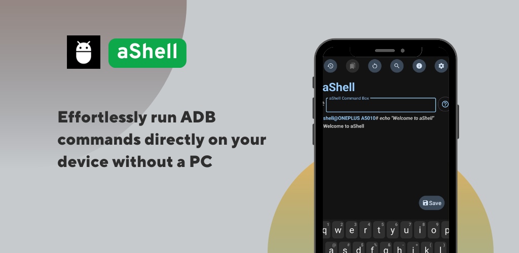 صورة aShell - Your Local ADB Shell