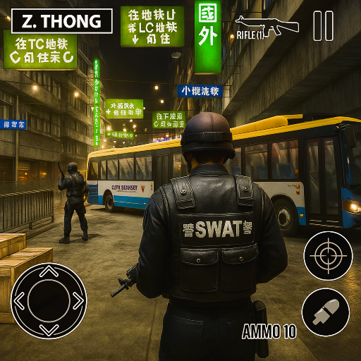 SWAT Dragons City Shooter Game