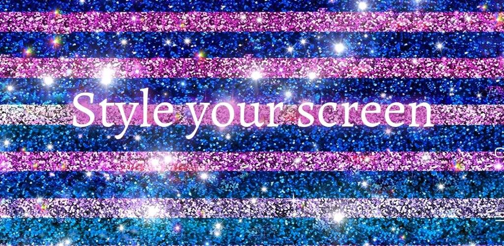 صورة خلفية الرسوم المتحركة المتلألئة