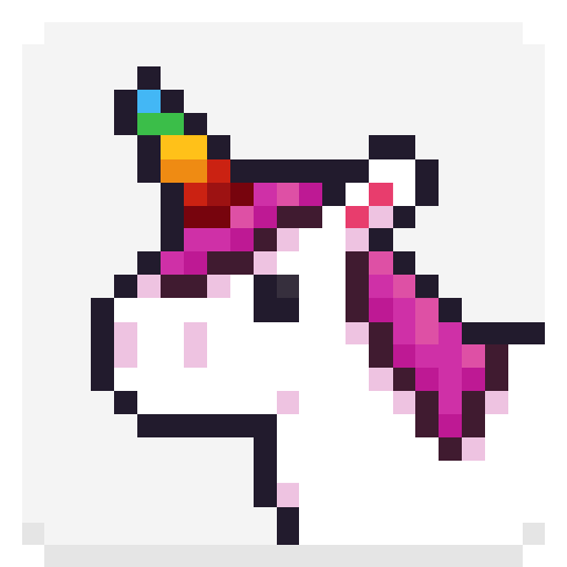 UNICORN - Color by Number Pixel Art Game